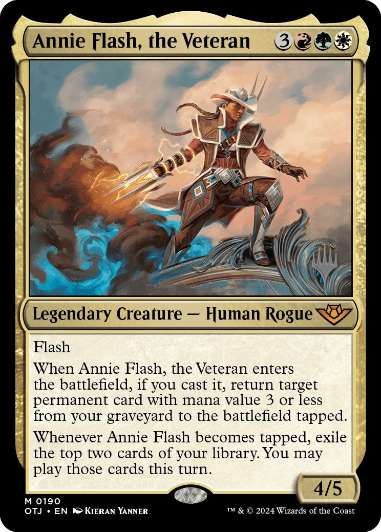 Annie Flash, the Veteran (Promo Pack) [Outlaws of Thunder Junction Promos] | Total Play