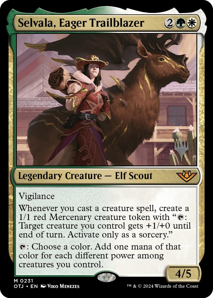 Selvala, Eager Trailblazer (Promo Pack) [Outlaws of Thunder Junction Promos] | Total Play