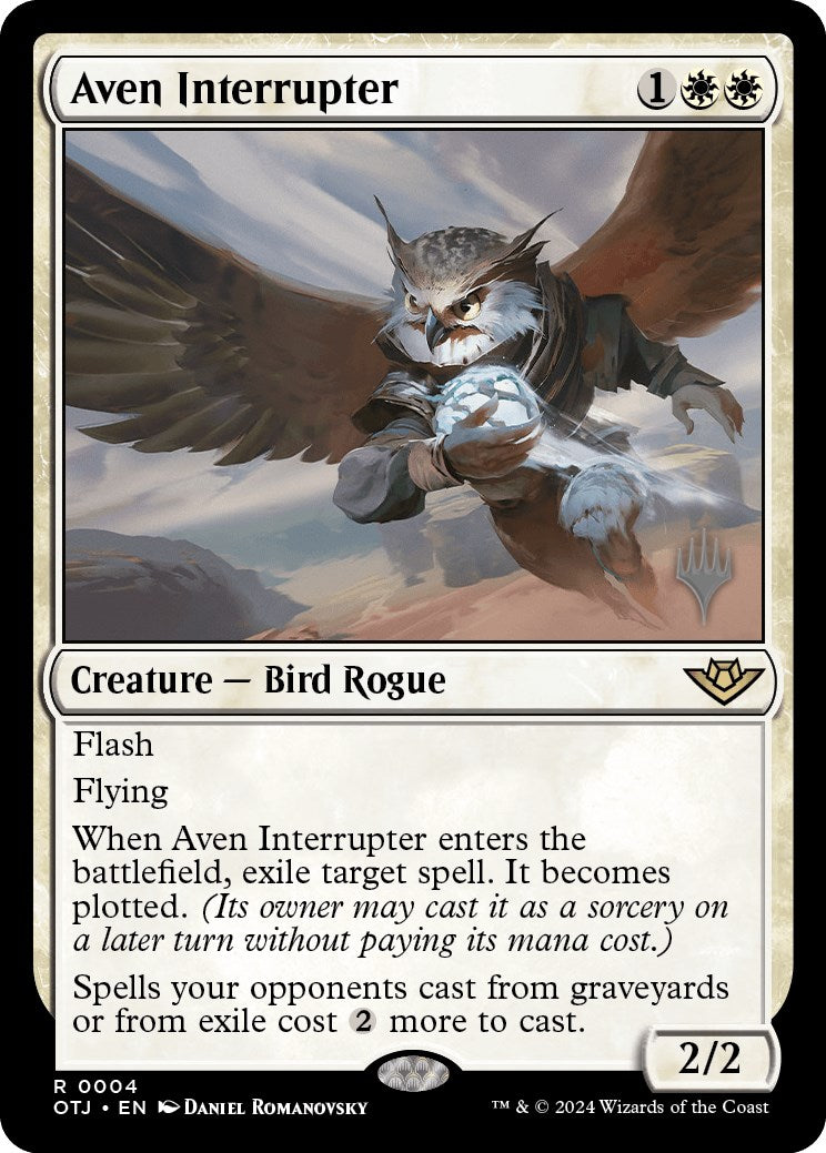 Aven Interrupter (Promo Pack) [Outlaws of Thunder Junction Promos] | Total Play