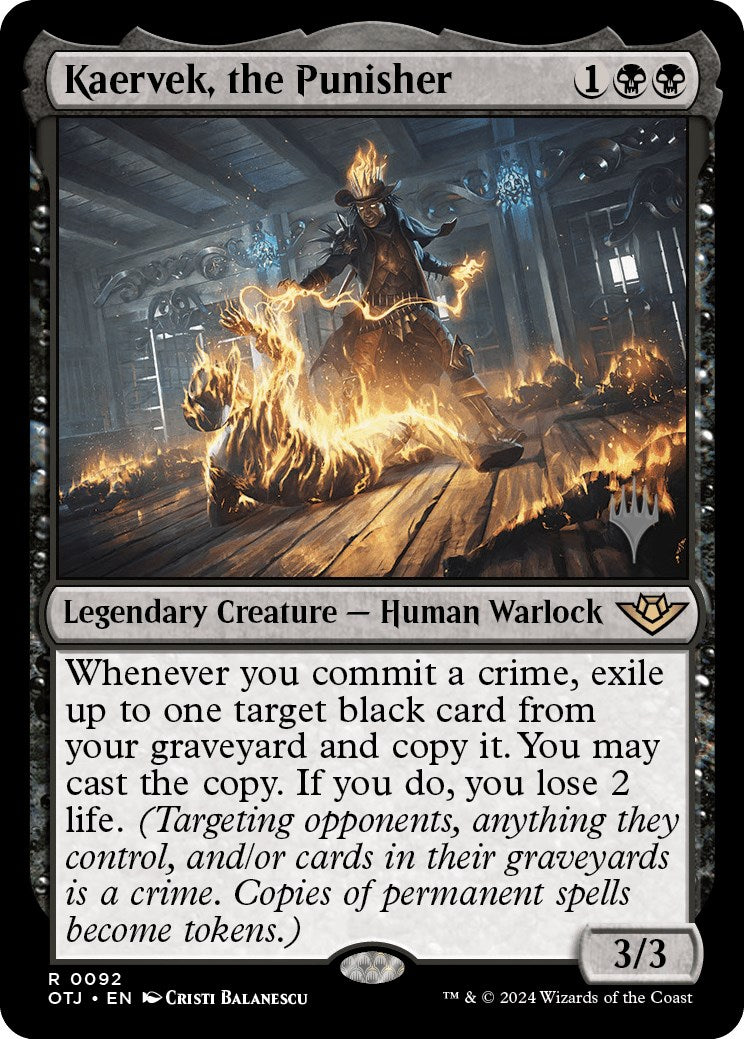 Kaervek, the Punisher (Promo Pack) [Outlaws of Thunder Junction Promos] | Total Play