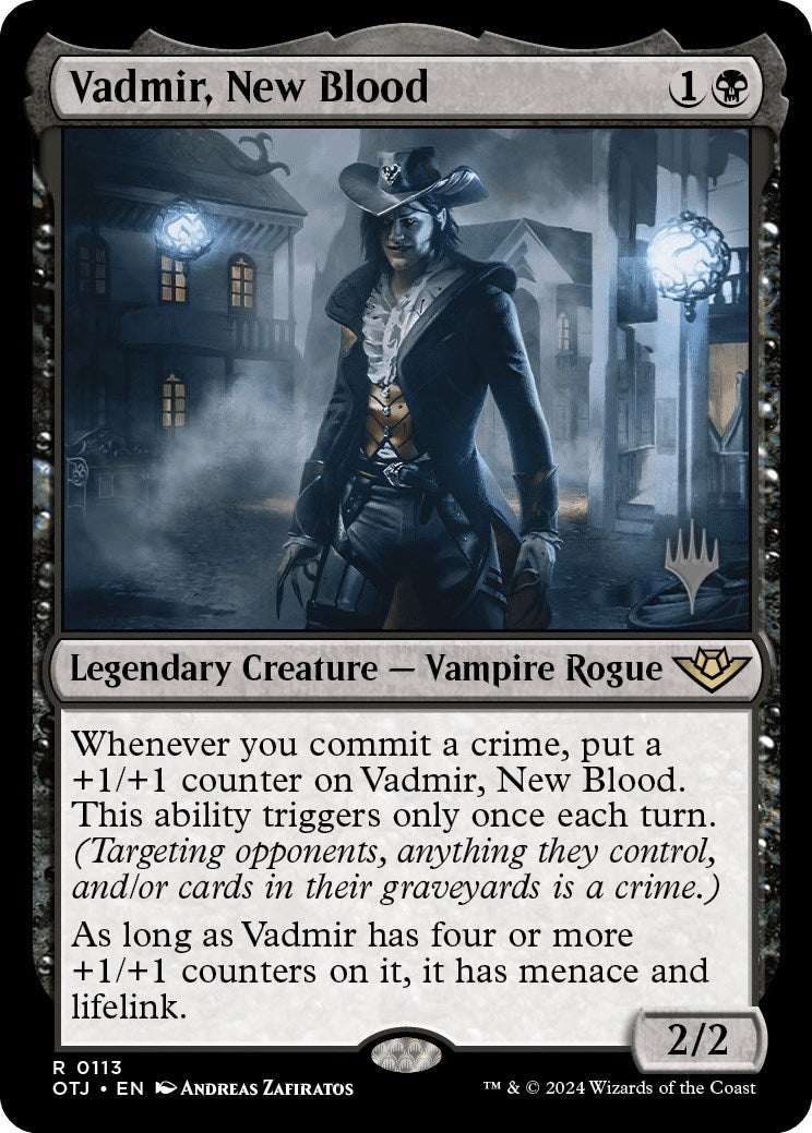 Vadmir, New Blood (Promo Pack) [Outlaws of Thunder Junction Promos] | Total Play