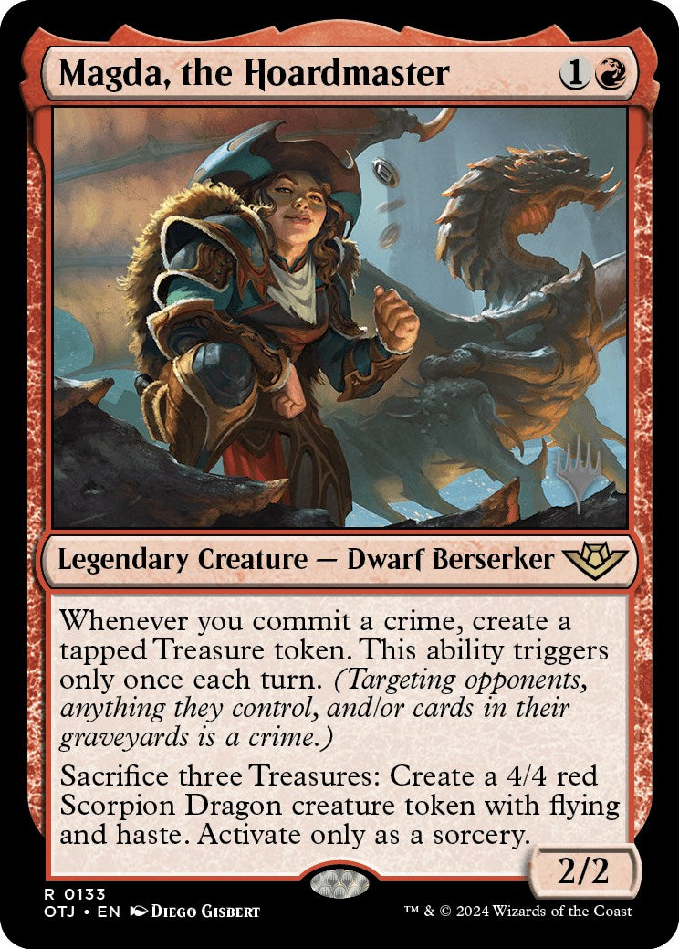 Magda, the Hoardmaster (Promo Pack) [Outlaws of Thunder Junction Promos] | Total Play