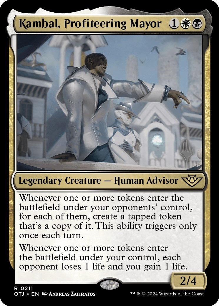 Kambal, Profiteering Mayor (Promo Pack) [Outlaws of Thunder Junction Promos] | Total Play