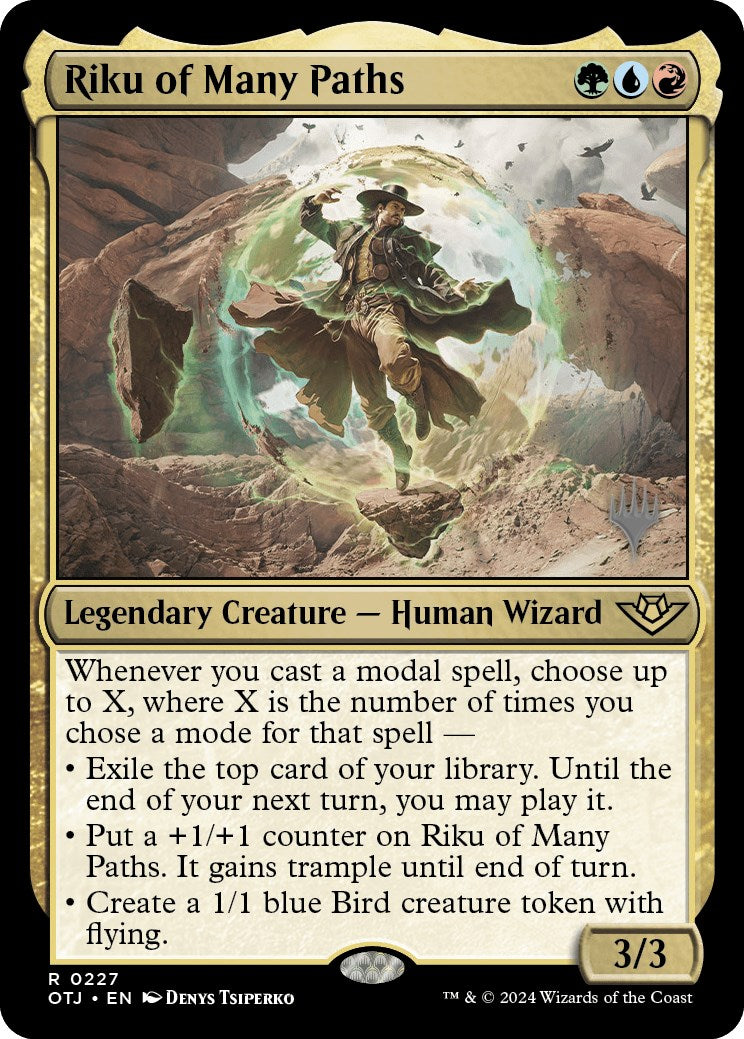 Riku of Many Paths (Promo Pack) [Outlaws of Thunder Junction Promos] | Total Play