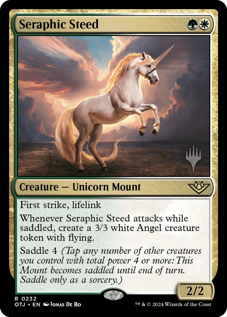 Seraphic Steed (Promo Pack) [Outlaws of Thunder Junction Promos] | Total Play