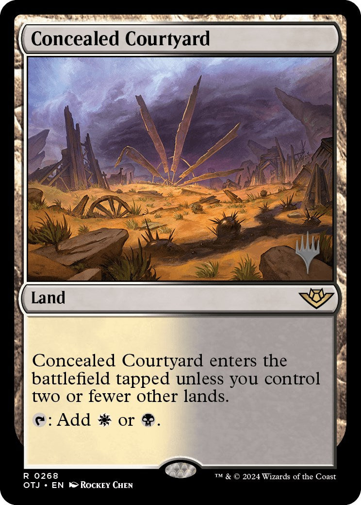 Concealed Courtyard (Promo Pack) [Outlaws of Thunder Junction Promos] | Total Play