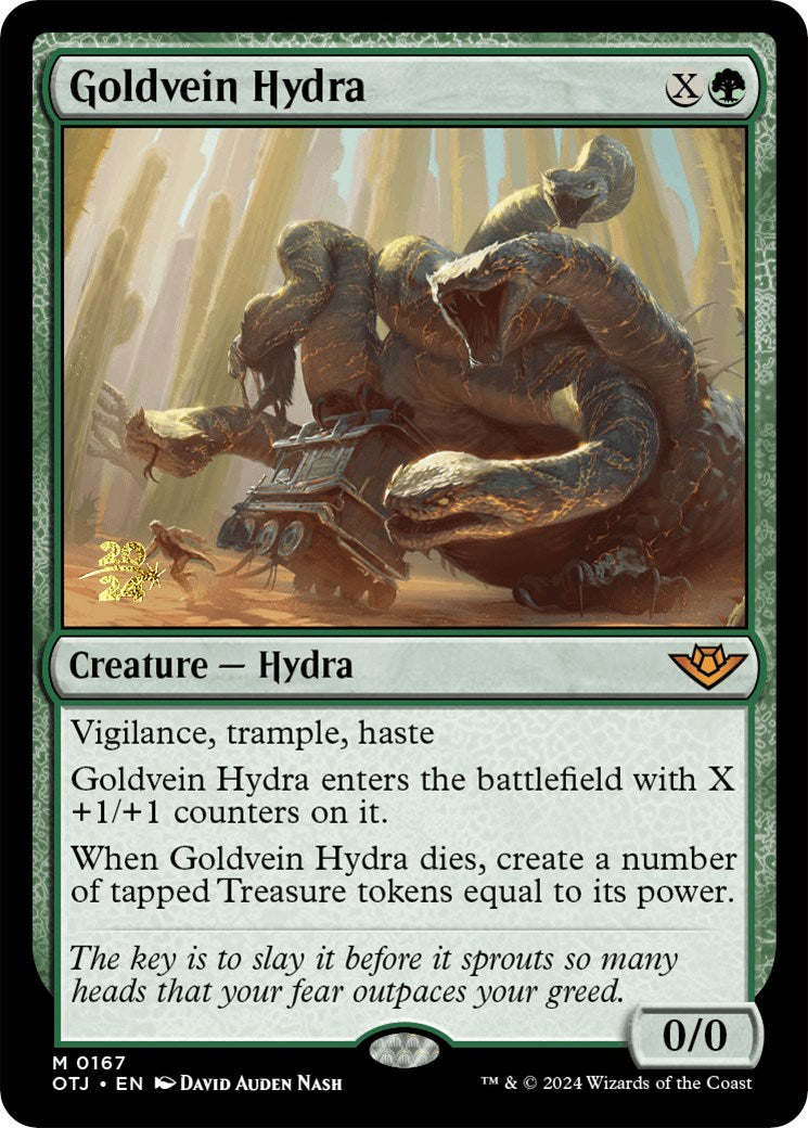 Goldvein Hydra [Outlaws of Thunder Junction Prerelease Promos] | Total Play
