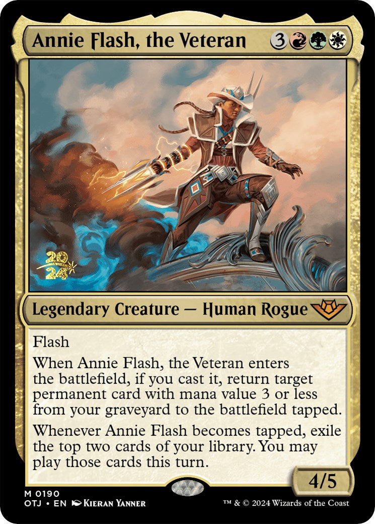 Annie Flash, the Veteran [Outlaws of Thunder Junction Prerelease Promos] | Total Play