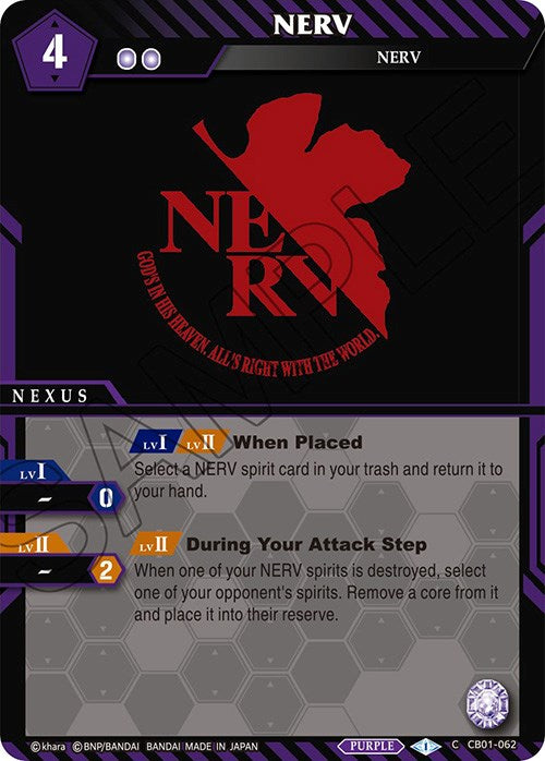 NERV (CB01-062) [Collaboration Booster 01: Halo of Awakening] | Total Play