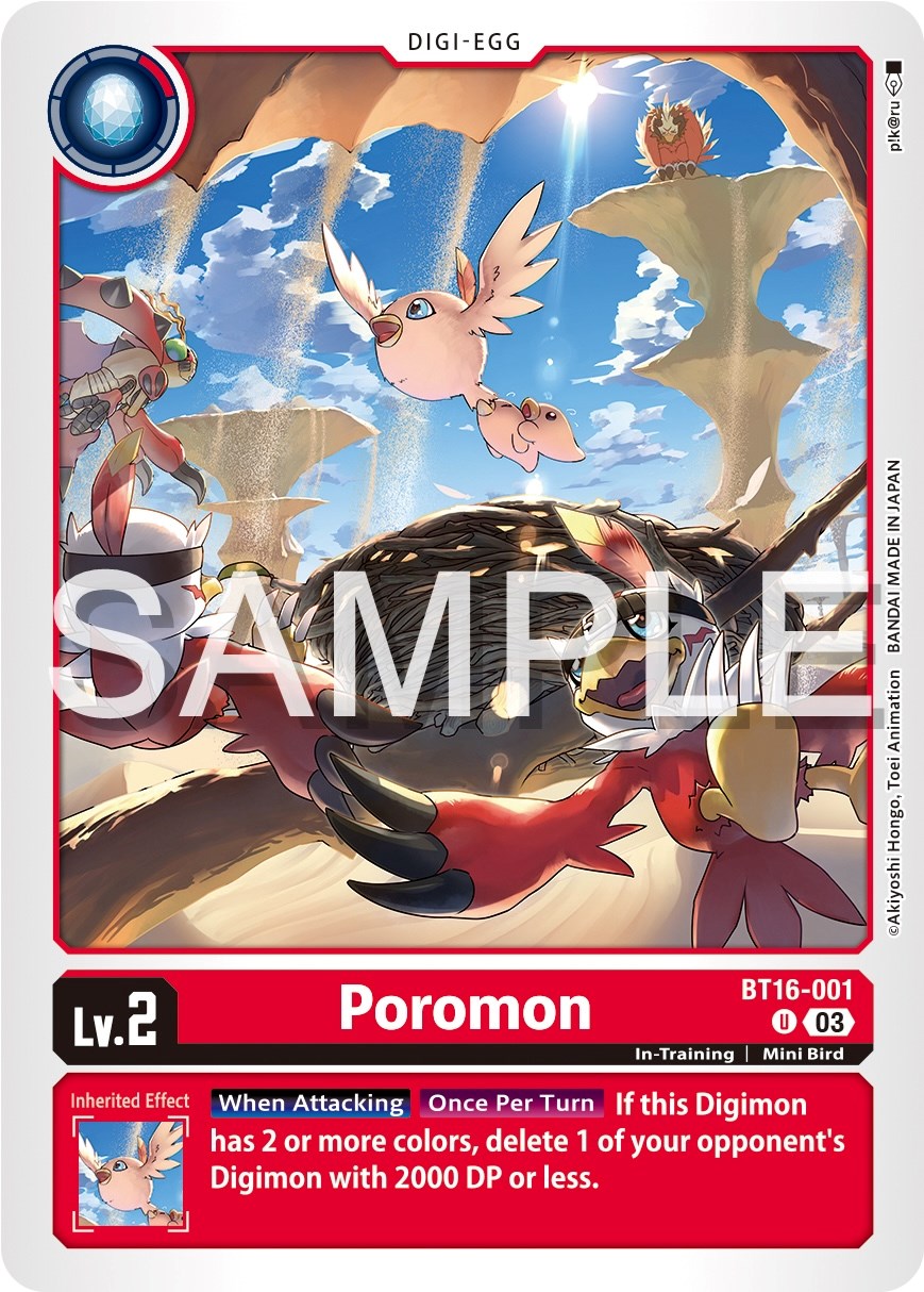 Poromon [BT16-001] [Beginning Observer] | Total Play