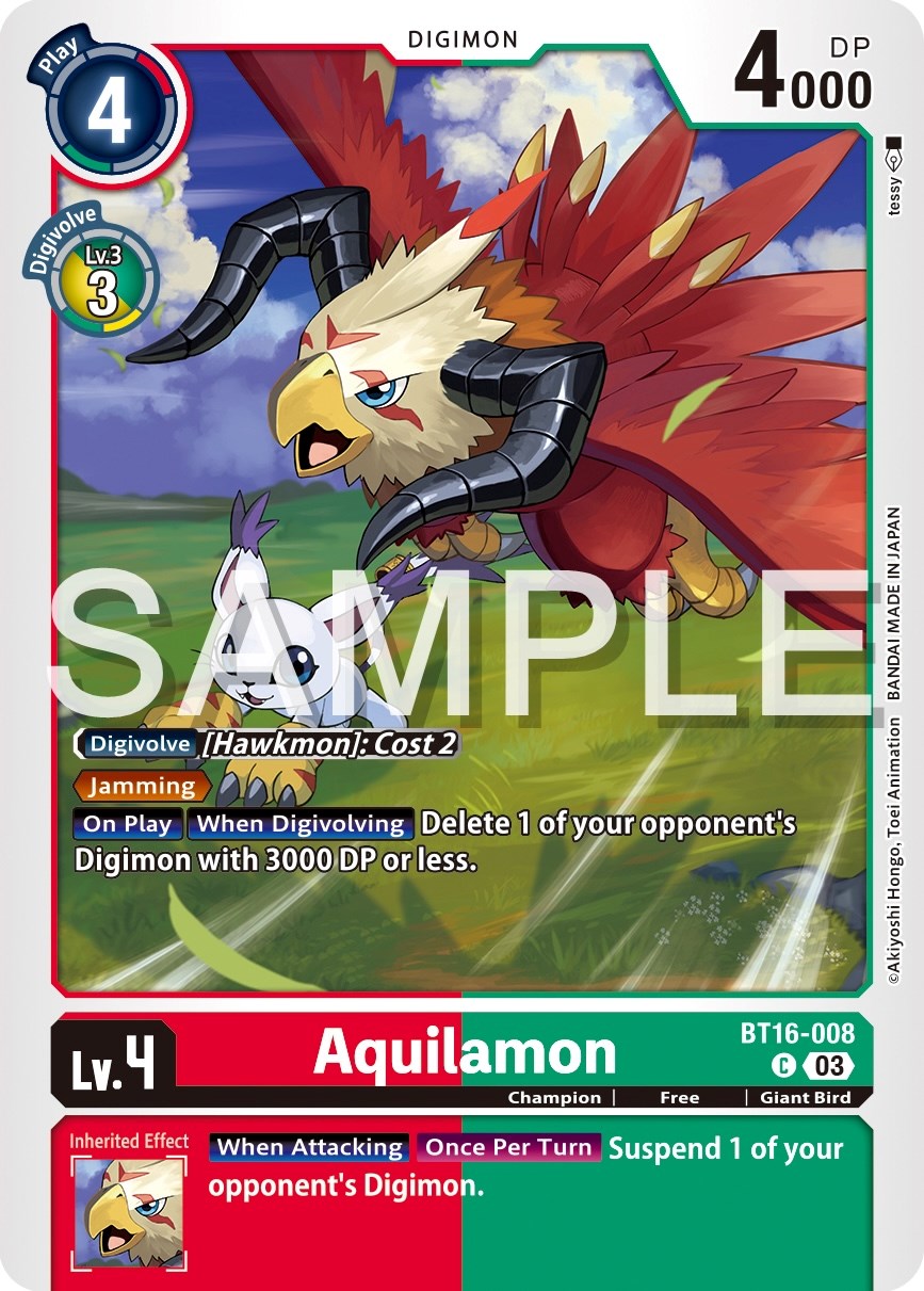 Aquilamon [BT16-008] [Beginning Observer] | Total Play