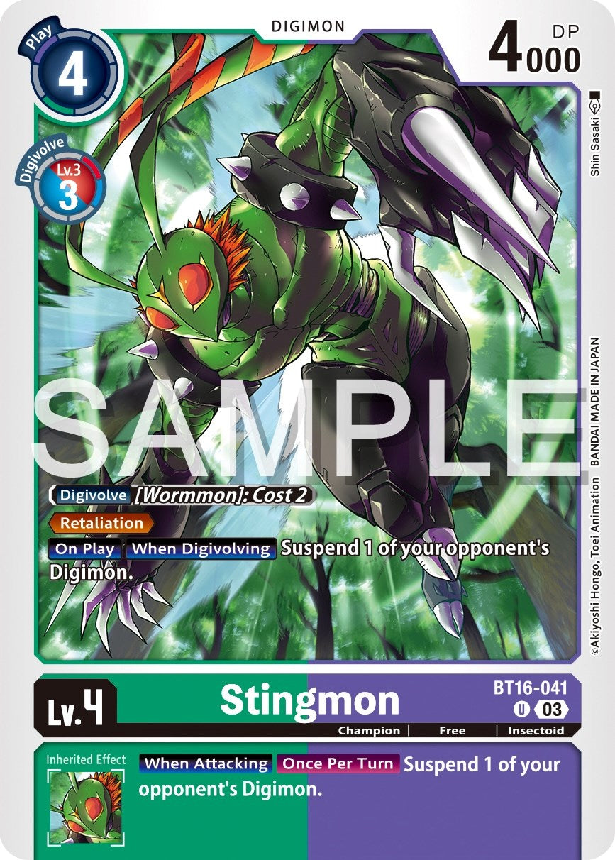 Stingmon [BT16-041] [Beginning Observer] | Total Play