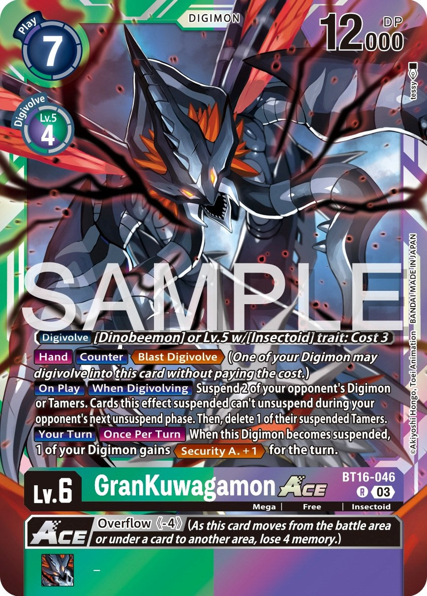 GranKuwagamon Ace [BT16-046] [Beginning Observer] | Total Play