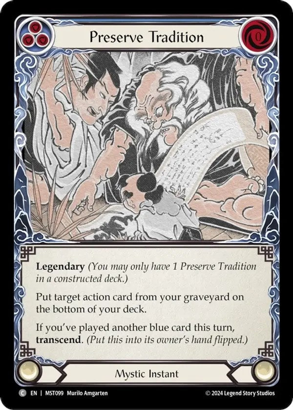 Perserve Tradition [MST099] (Part the Mistveil) | Total Play