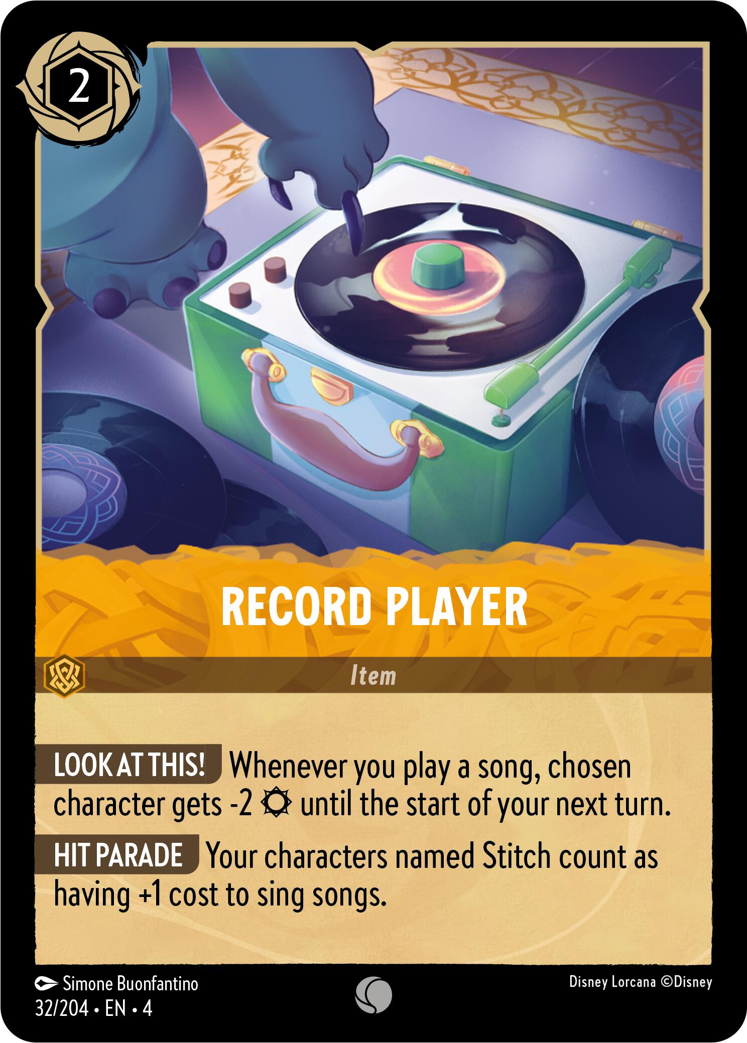 Record Player (32/204) [Ursula's Return] | Total Play