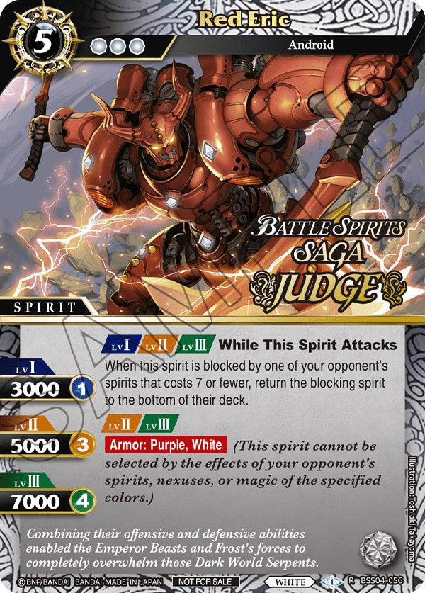 Red Eric (Judge Pack 2024 Vol. 1) (BSS04-056) [Launch & Event Promos] | Total Play