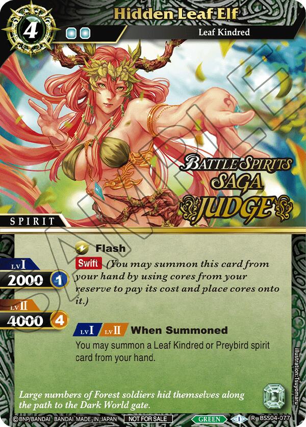 Hidden Leaf Elf (Judge Pack 2024 Vol. 1) (BSS04-077) [Launch & Event Promos] | Total Play