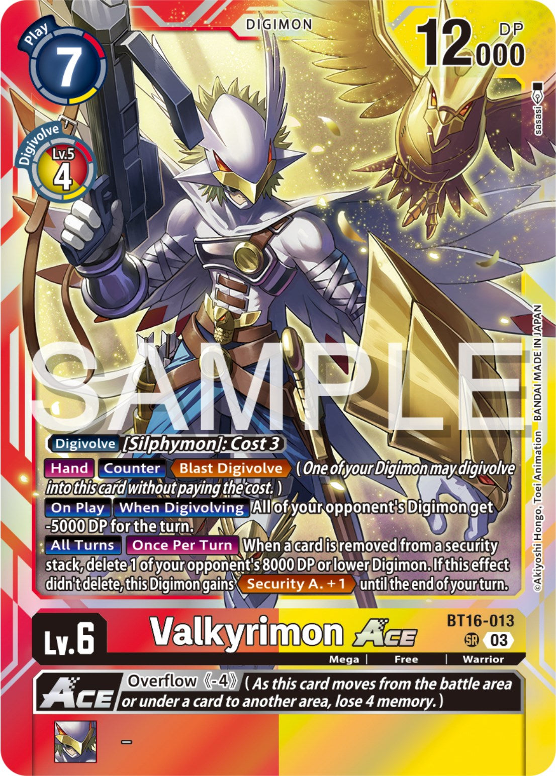 Valkyrimon Ace [BT16-013] [Beginning Observer] | Total Play