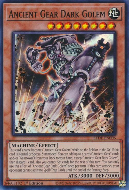 Ancient Gear Dark Golem [LEDE-EN006] Super Rare | Total Play