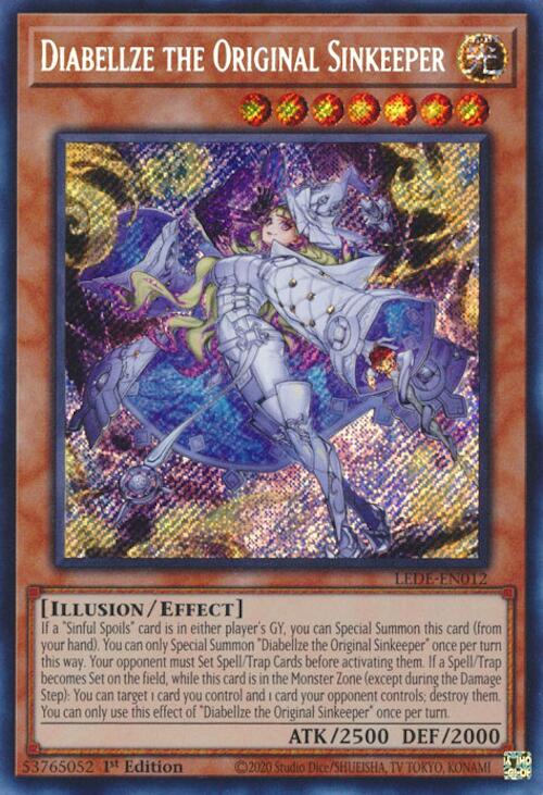 Diabellze the Original Sinkeeper [LEDE-EN012] Secret Rare | Total Play