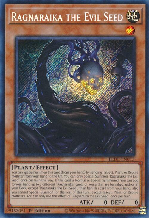 Ragnaraika the Evil Seed [LEDE-EN013] Secret Rare | Total Play