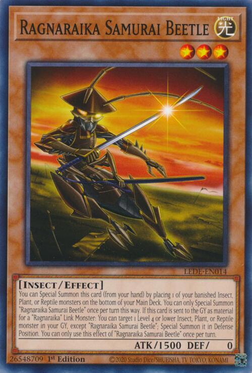 Ragnaraika Samurai Beetle [LEDE-EN014] Common | Total Play