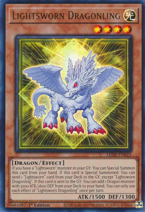 Lightsworn Dragonling [LEDE-EN023] Ultra Rare | Total Play