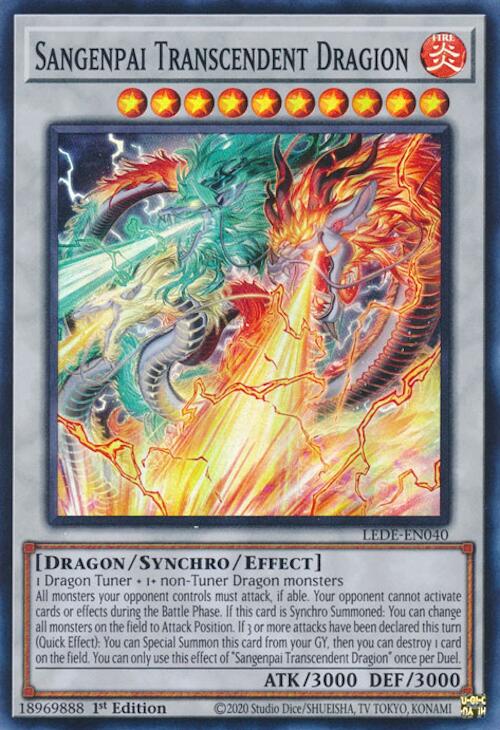 Sangenpai Transcendent Dragion [LEDE-EN040] Super Rare | Total Play