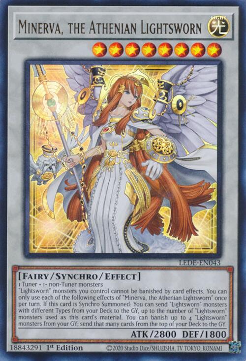 Minerva, the Athenian Lightsworn [LEDE-EN043] Ultra Rare | Total Play