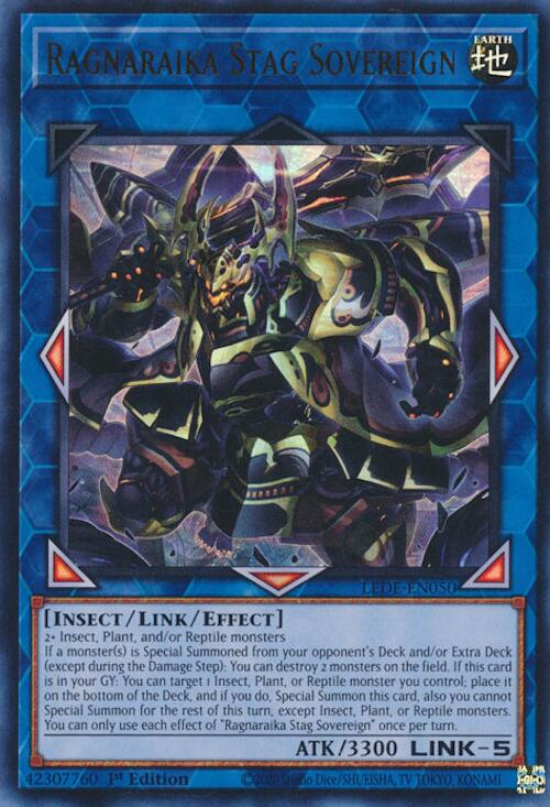 Ragnaraika Stag Sovereign [LEDE-EN050] Ultra Rare | Total Play
