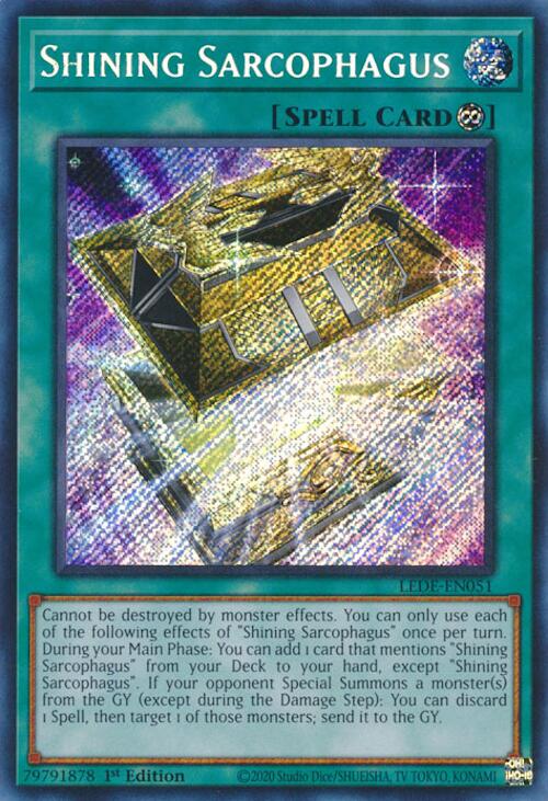 Shining Sarcophagus [LEDE-EN051] Secret Rare | Total Play