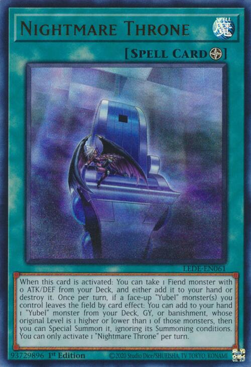 Nightmare Throne [LEDE-EN061] Ultra Rare | Total Play