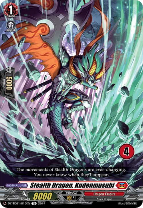 Stealth Dragon, Kudenmusubi (4) (DZ-TD01/010EN) [Start Up Trial Deck: Dragon Empire] | Total Play