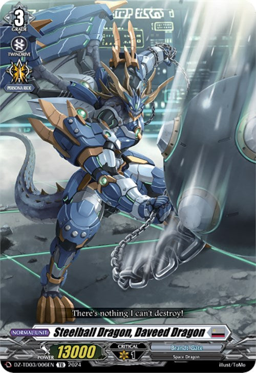 Steelball Dragon, Daveed Dragon (DZ-TD03/006EN) [Start Up Trial Deck: Brandt Gate] | Total Play