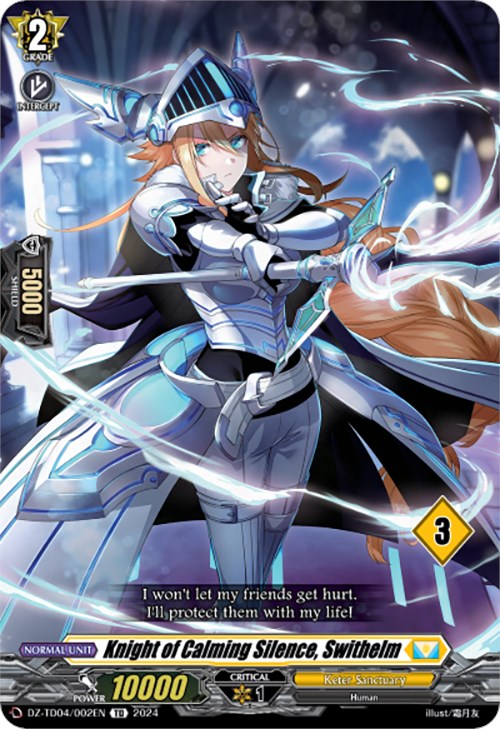 Knight of Calming Silence, Swithelm (3) (DZ-TD04/002EN) [Start Up Trial Deck: Keter Sanctuary] | Total Play