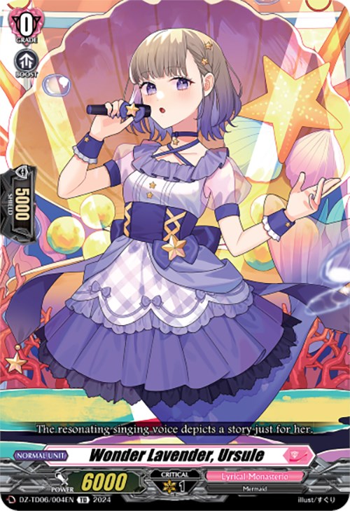 Wonder Lavender, Ursule (DZ-TD06/004EN) [Start Up Trial Deck: Lyrical Monasterio] | Total Play