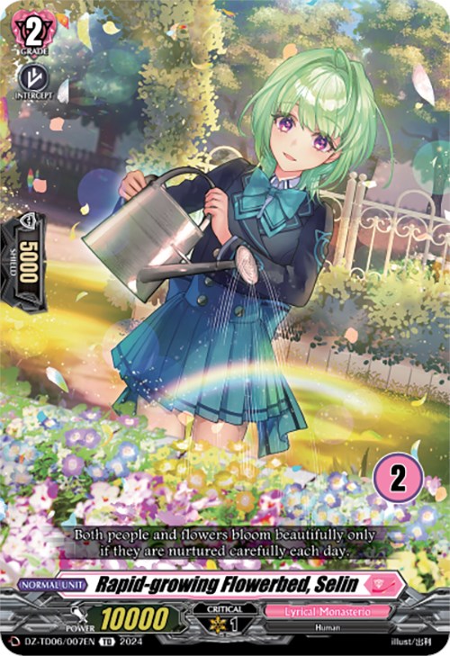 Rapid-growing Flowerbed, Selin (2) (DZ-TD06/007EN) [Start Up Trial Deck: Lyrical Monasterio] | Total Play