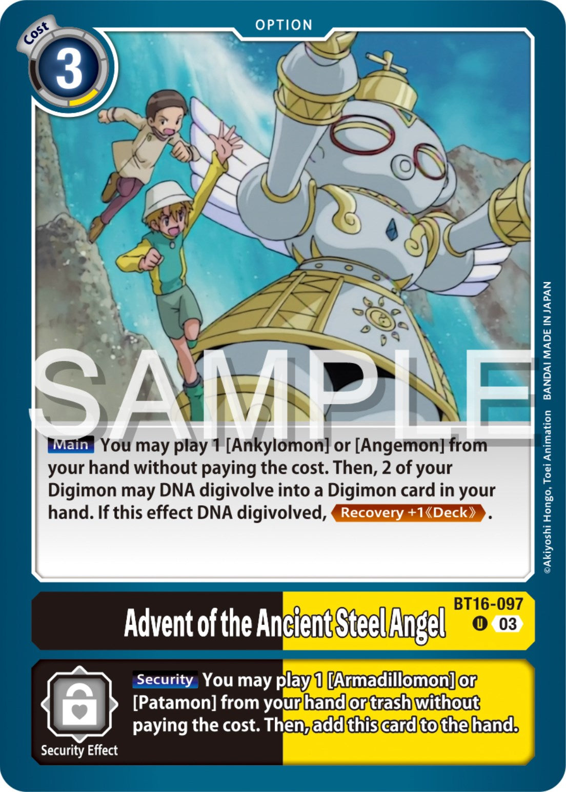 Advent of the Ancient Steel Angel [BT16-097] [Beginning Observer] | Total Play