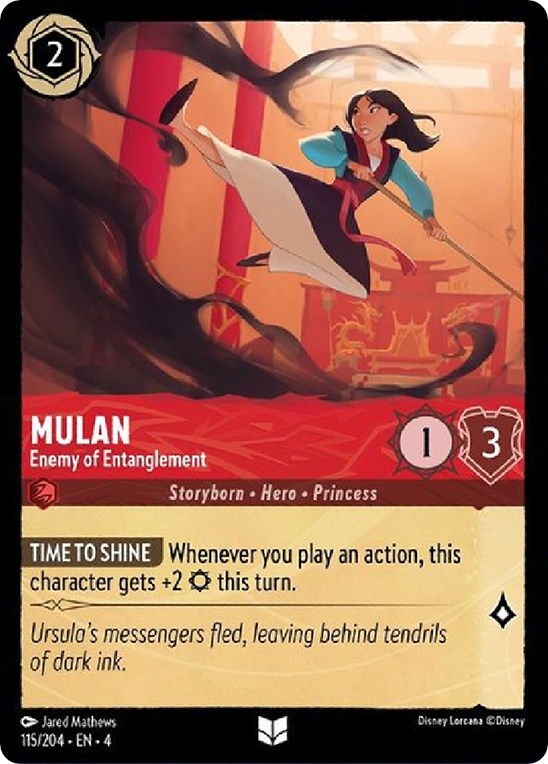 Mulan - Enemy of Entanglement (115/204) [Ursula's Return] | Total Play