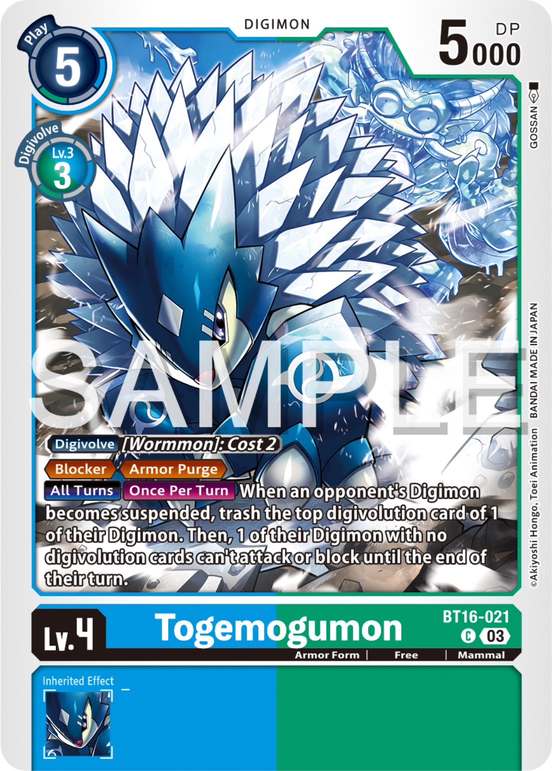 Togemogumon [BT16-021] [Beginning Observer] | Total Play