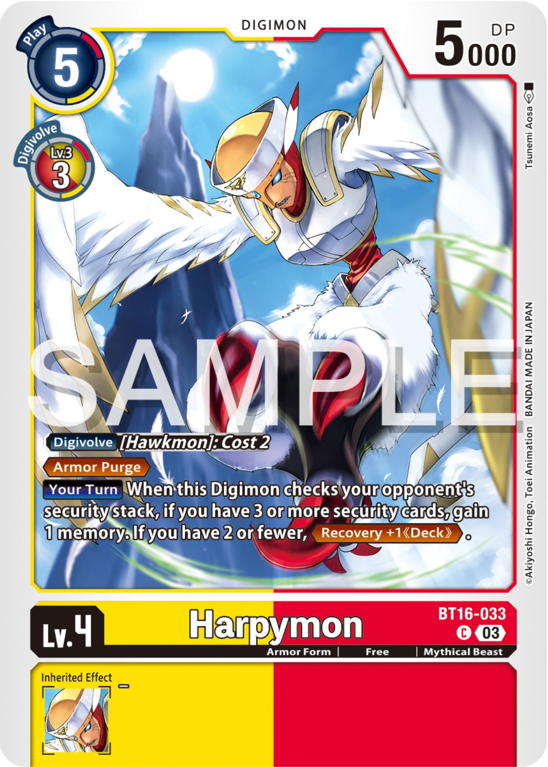 Harpymon [BT16-033] [Beginning Observer] | Total Play