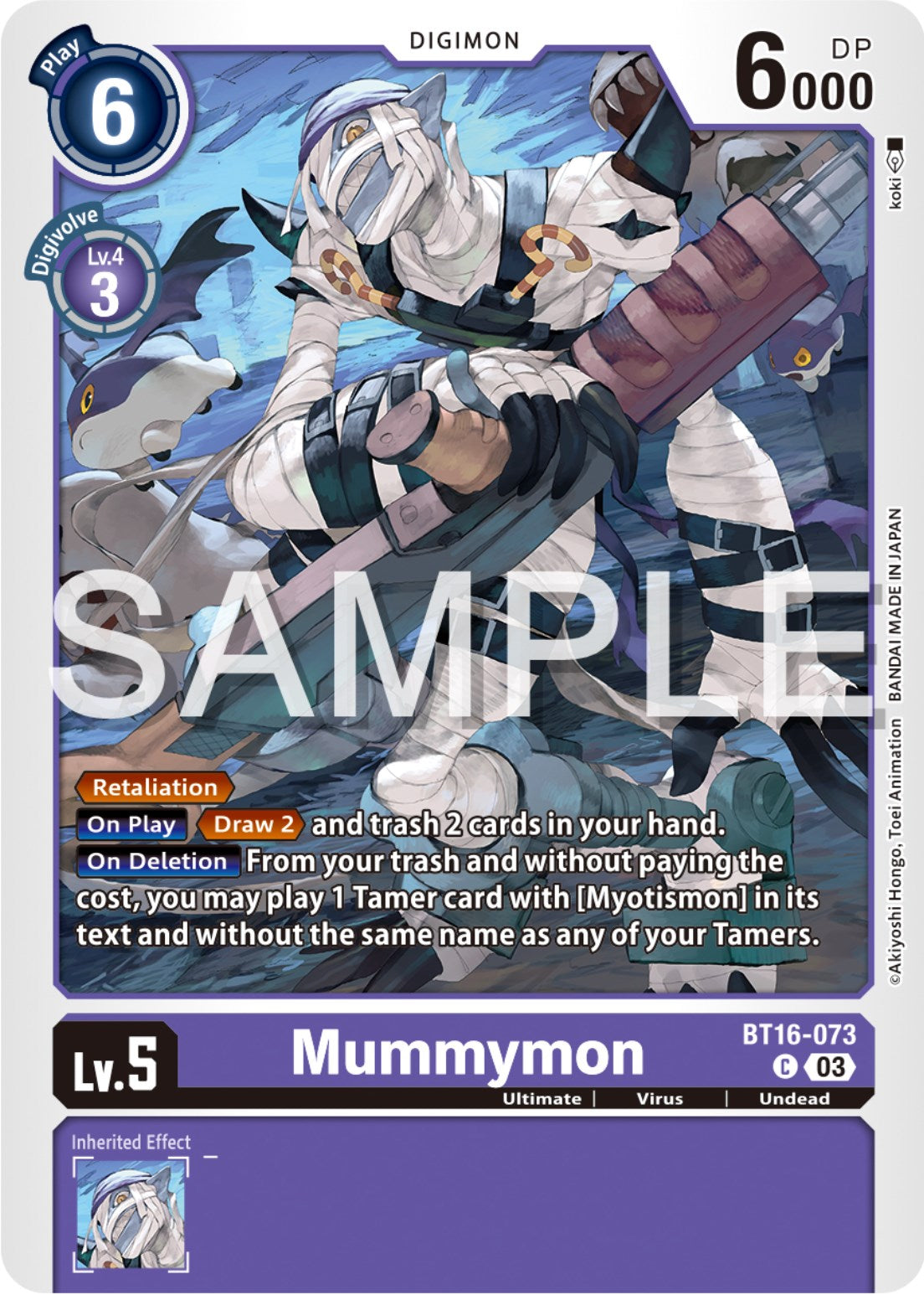 Mummymon [BT16-073] [Beginning Observer] | Total Play