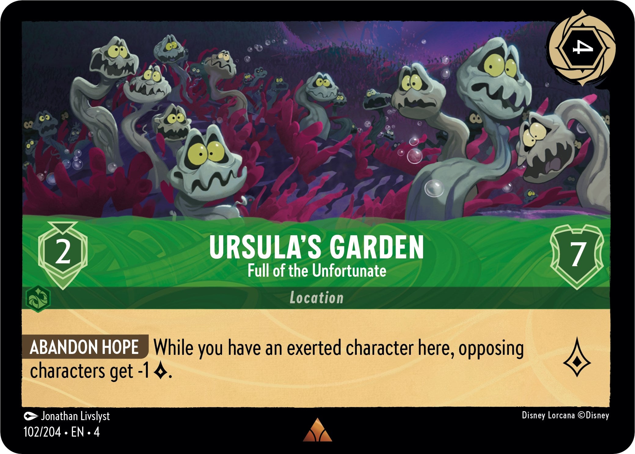 Ursula's Garden - Full of the Unfortunate (102/204) [Ursula's Return] | Total Play