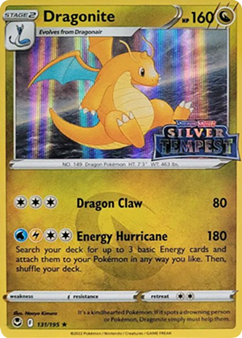 Dragonite (131/195) (Silver Tempest Stamped) [Sword & Shield: Silver Tempest] | Total Play