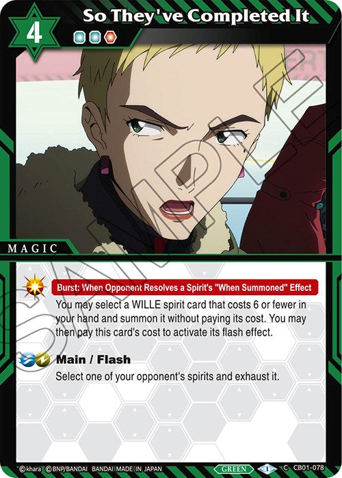 So They've Completed It (CB01-078) [Collaboration Booster 01: Halo of Awakening] | Total Play