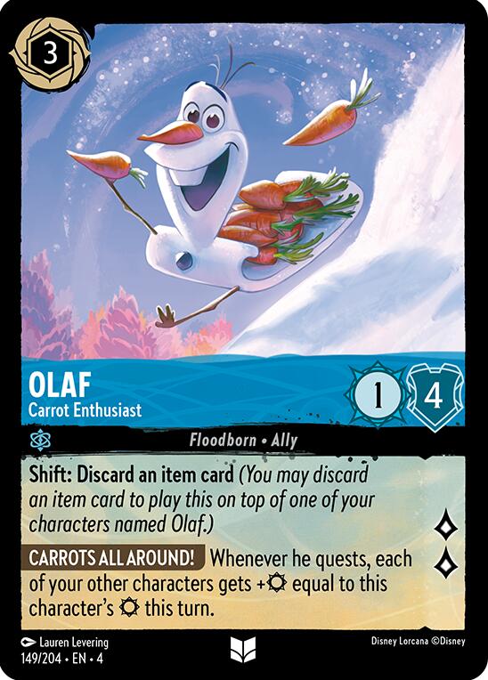 Olaf - Carrot Enthusiast (149/204) [Ursula's Return] | Total Play