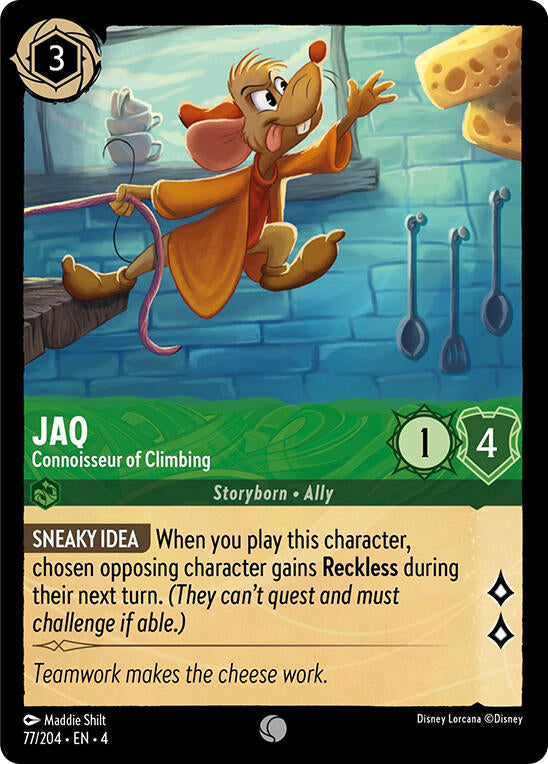 Jaq - Connoisseur of Climbing (77/204) [Ursula's Return] | Total Play