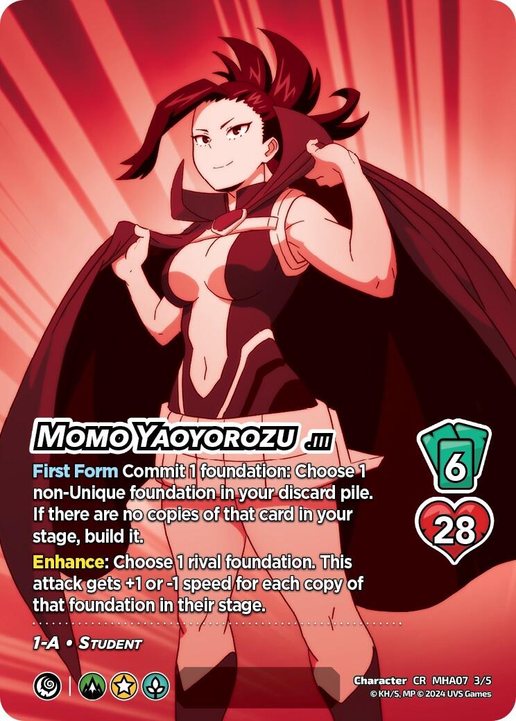 Momo Yaoyorozu (Serial Numbered) [Girl Power] | Total Play