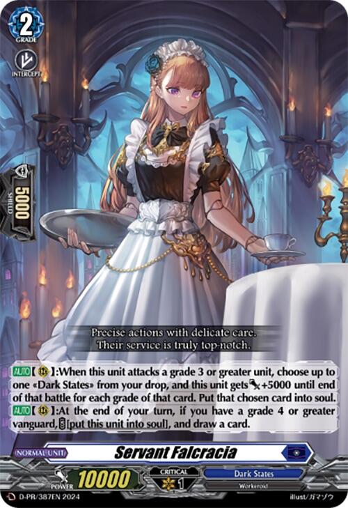 Servant Falcracia (D-PR/387EN) [D Promo Cards] | Total Play