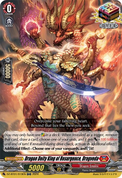 Dragon Deity King of Resurgence, Dragveda (ORR) (DZ-BT01/019EN) [Fated Clash] | Total Play